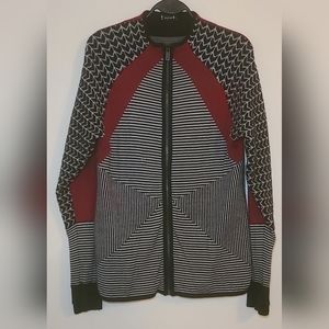 Smartwool | Sweater - Merino Wool Blend, Full-Zip, Geometric (Multicolor) - L